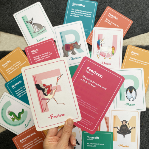 Kids mindfulness flashcards