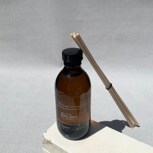 sharp peels | lime|basil and mandarin | reed diffuser