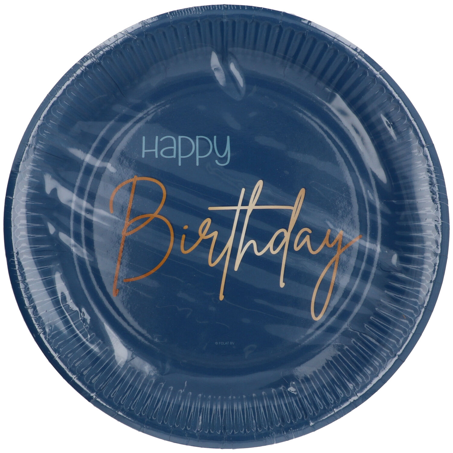 Disposable Plates Elegant True Blue 23cm - 8 pieces 2 Disposable Plates Elegant True Blue 23cm - 8 pieces