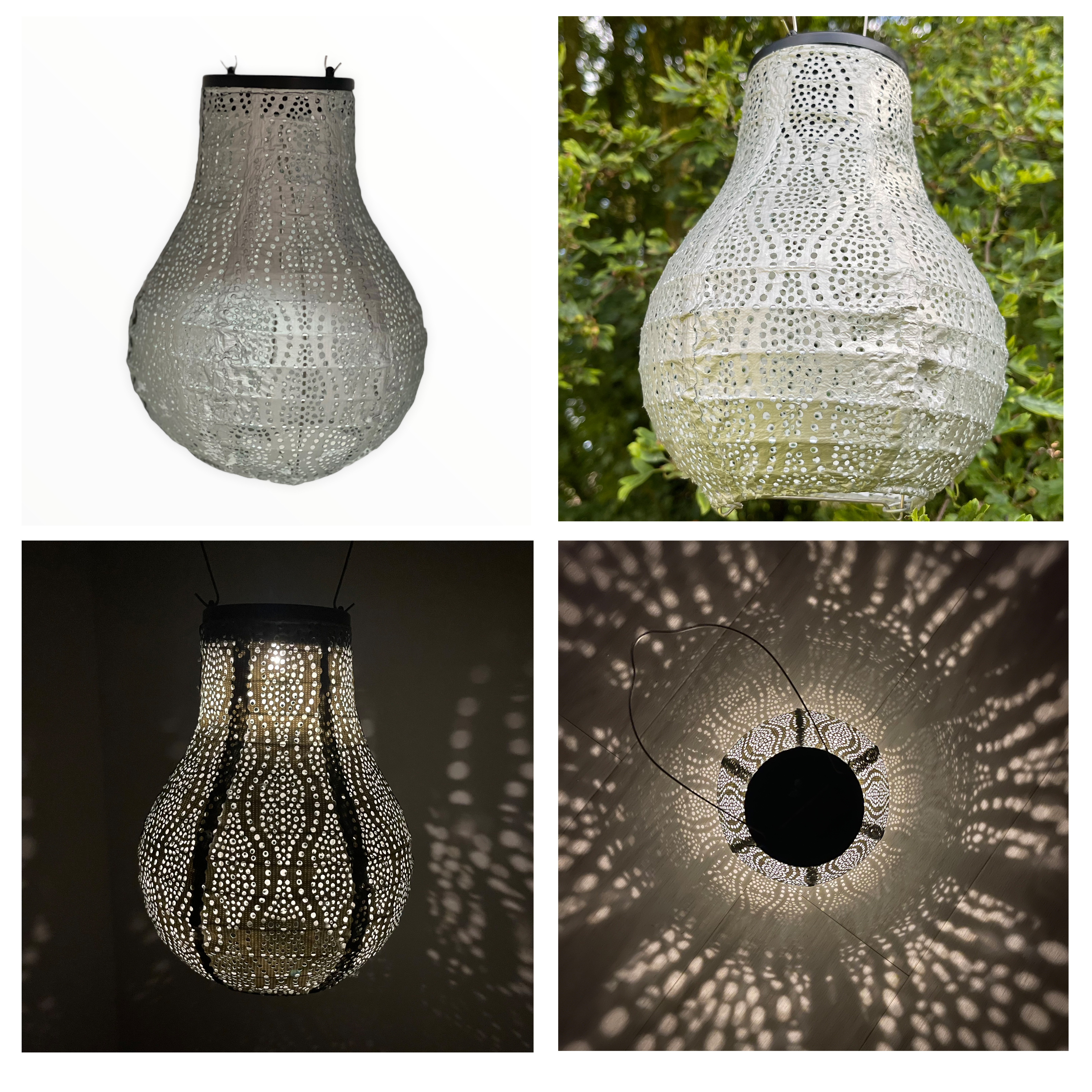 Bulb D16 *H20 silver dot chain all