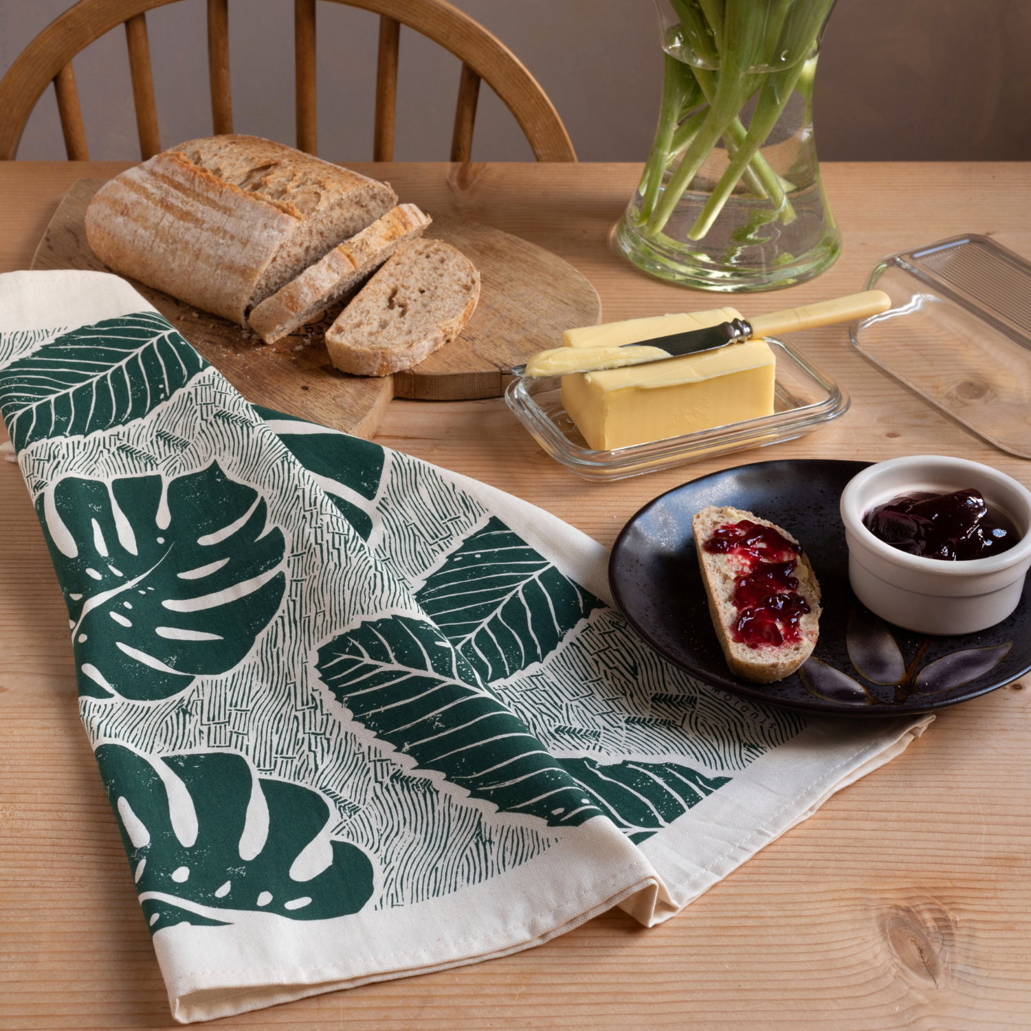 Studio Wald Leaf Tea Towel