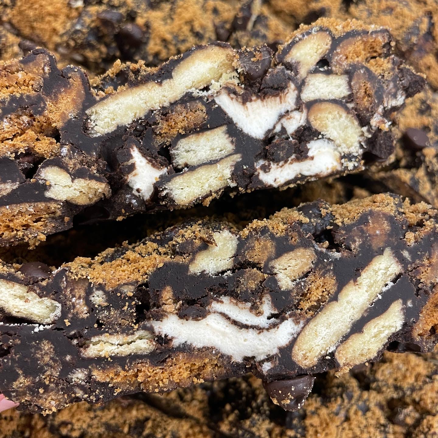 Vegan Biscoff Rocky Road