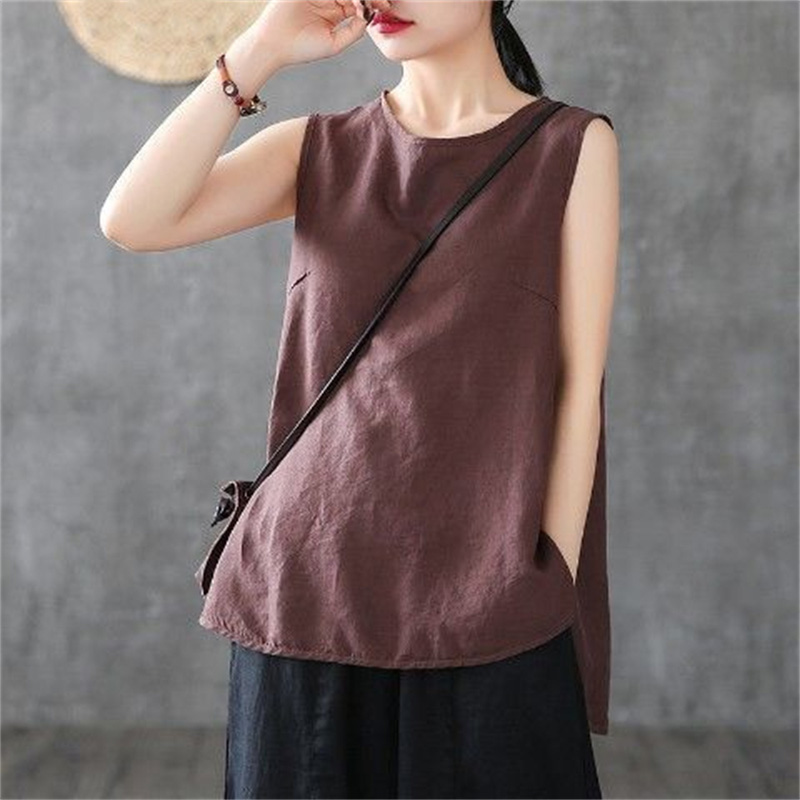 SKU-08-咖啡背心+黑色半身裙