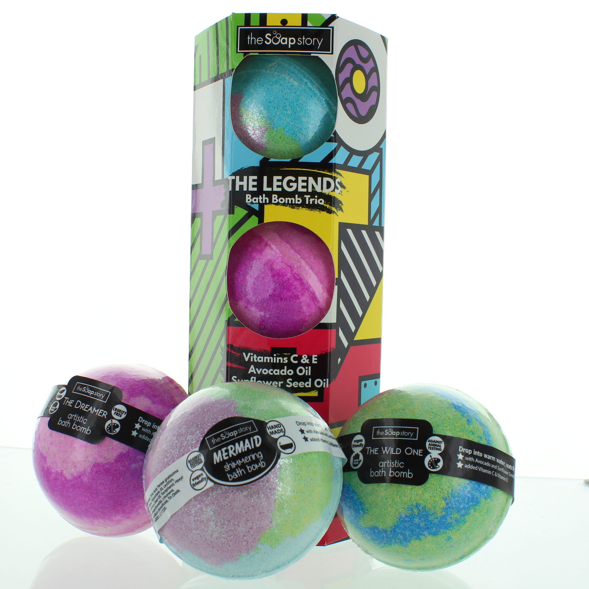 The Legends Bath Bombs plus 3