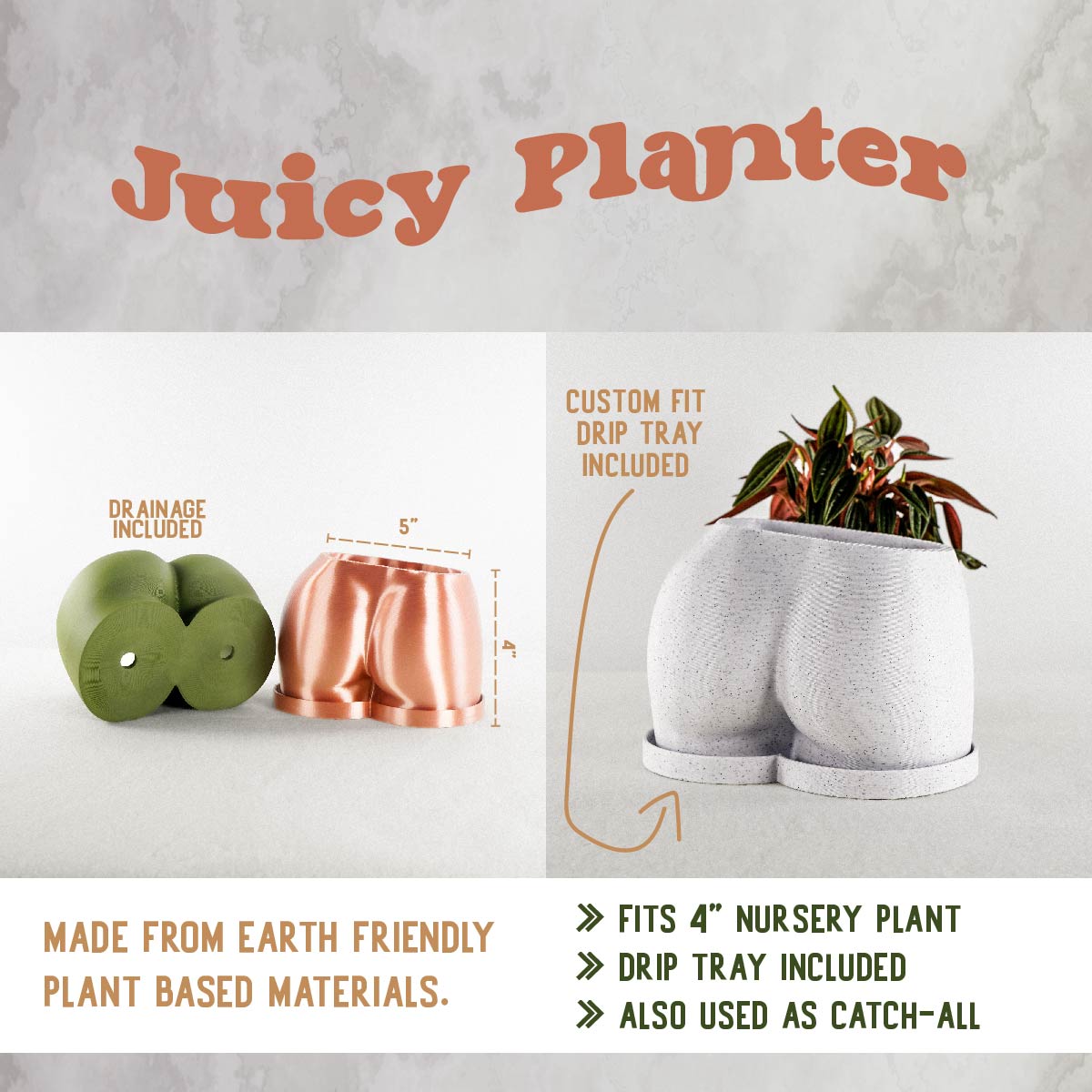 Planter Sizes Female Booty Wholesale