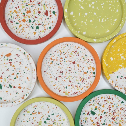 Round Trinket Dish - Fall Honey duo