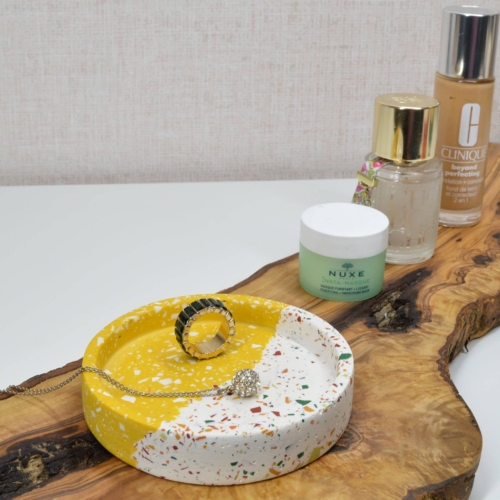 Round Trinket Dish - Fall Honey duo