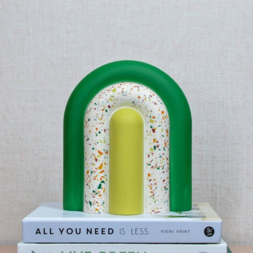 Arch Bookend Pair - Fall Forest