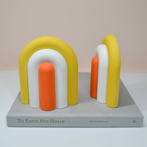 Arch Bookend Pair - Sunset