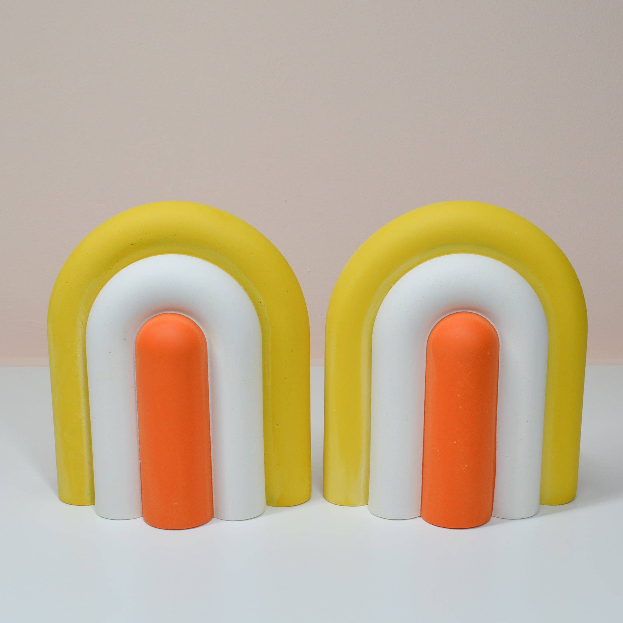 Arch Bookend Pair - Sunset 1 Arch Bookend Pair - Sunset