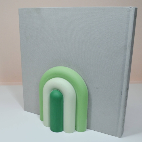Arch Bookend Pair - Green Ombré
