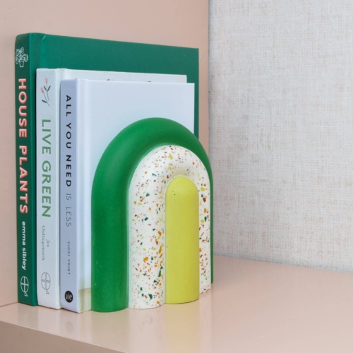 Arch Bookend Pair - Fall Forest