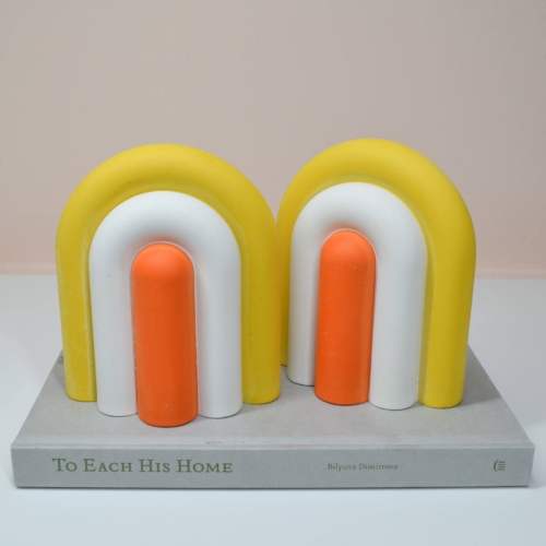 Arch Bookend Pair - Sunset