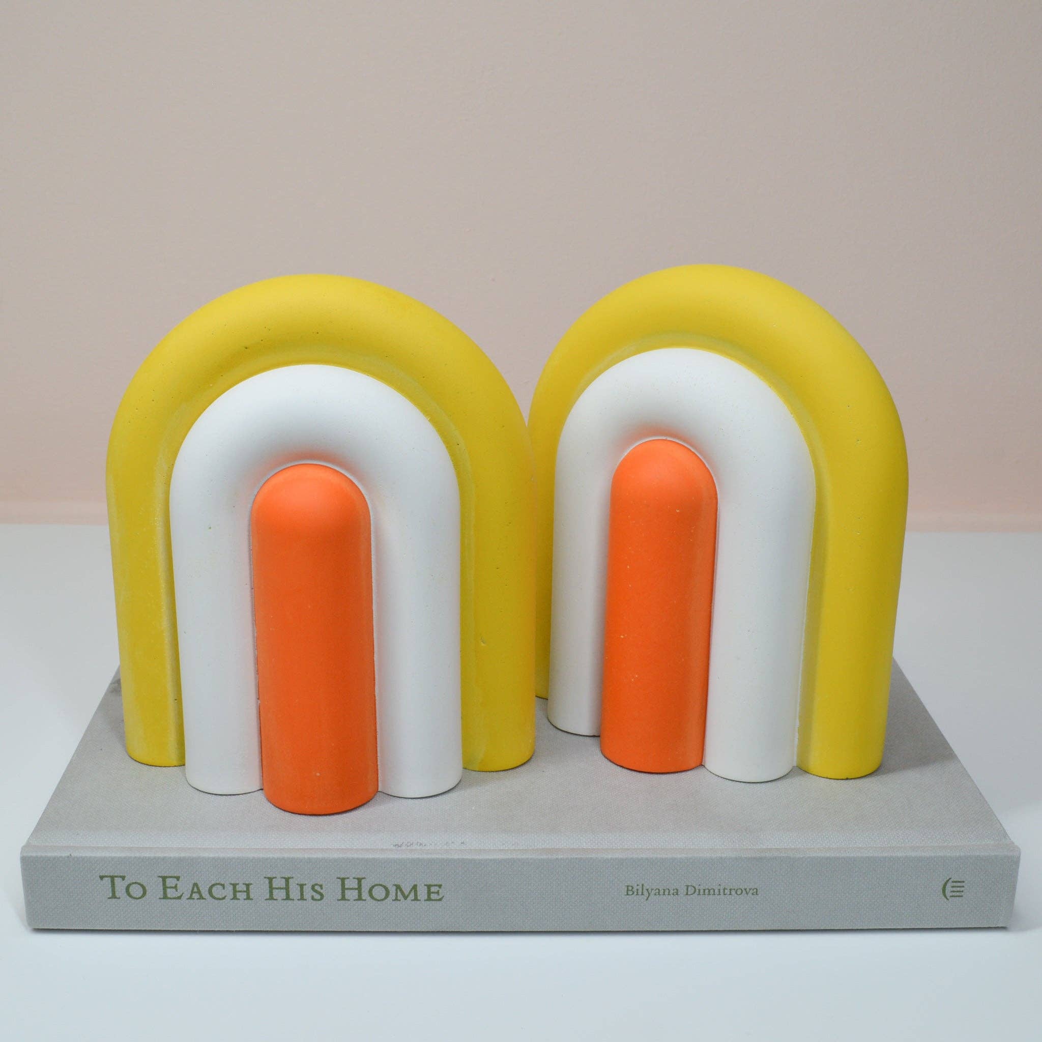 Arch Bookend Pair - Sunset 2 Arch Bookend Pair - Sunset
