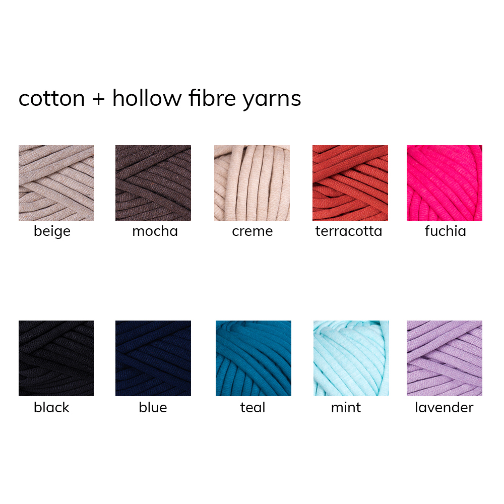 hollow fibre yarns 23
