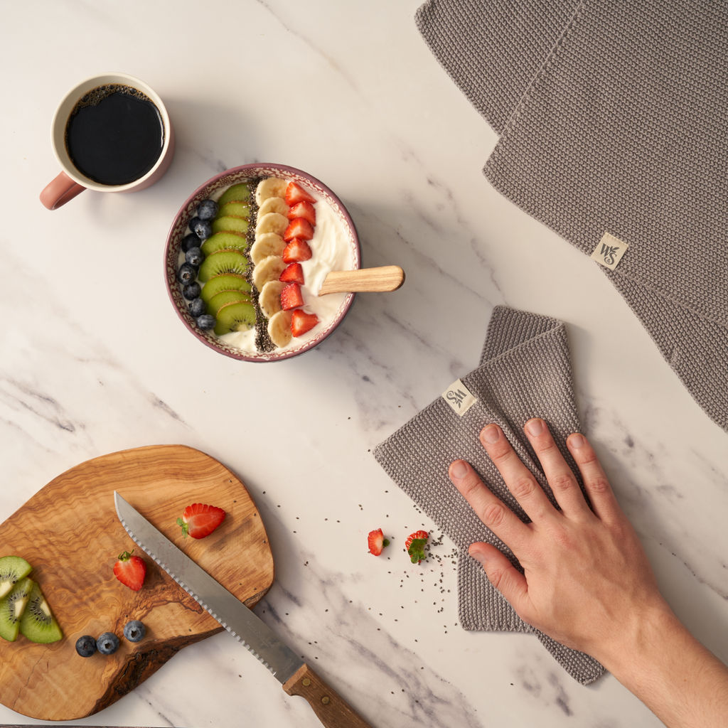 Textile-Lifestyle-HandTowel+DishClothGrey