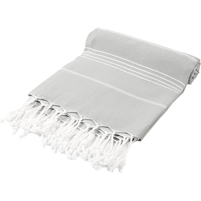 Pure Series: Sustainable Turkish Towel - Gray 1 Pure Series: Sustainable Turkish Towel - Gray