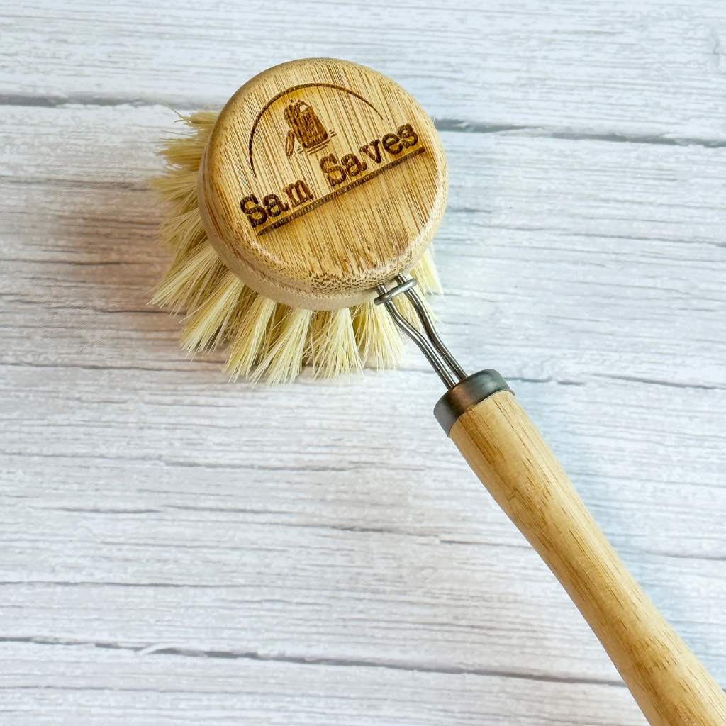 custom-bamboo-dish-brushes reusable dish brush