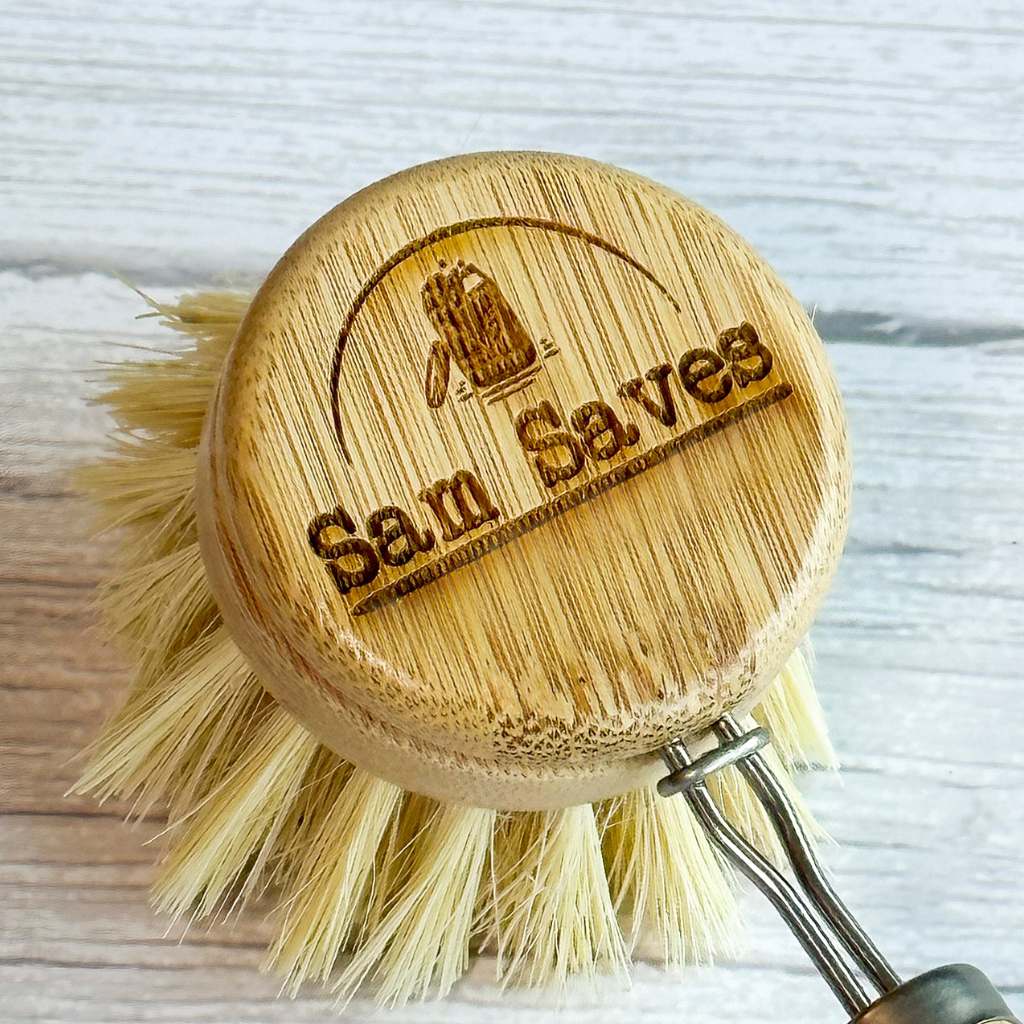 custom-bamboo-dish-brush-head eco dish brush custom branded