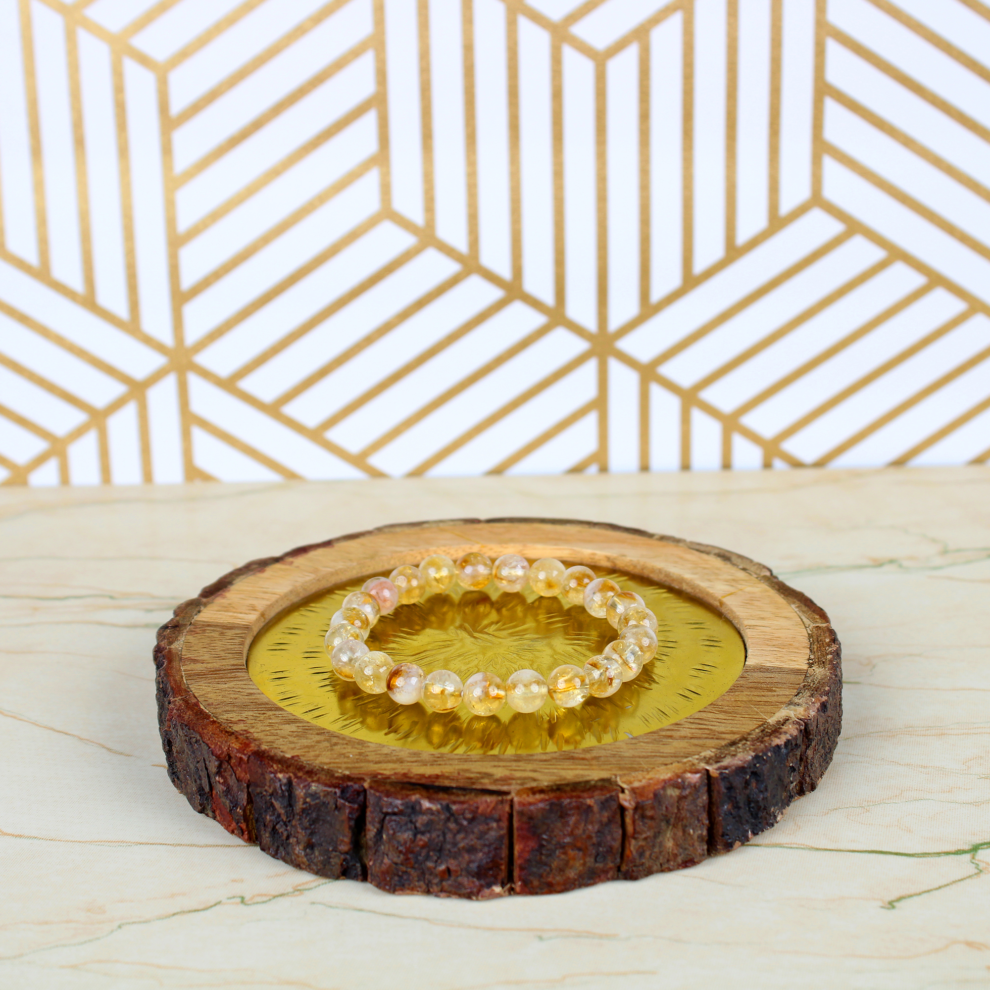 Citrine -Natural (Untreated) Crystal Bracelet Citrine -Natural (Untreated) Crystal Bracelet