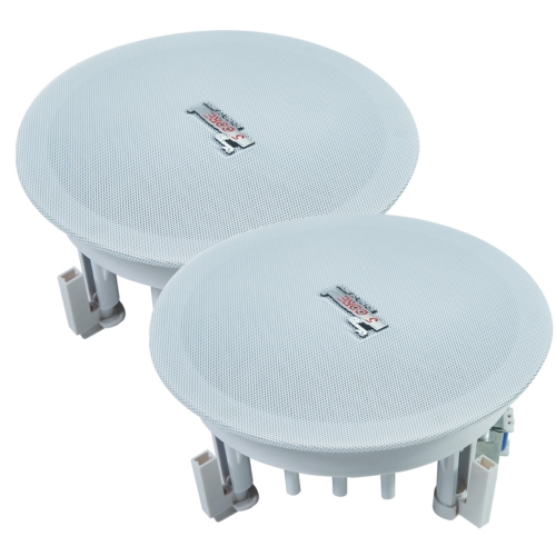 5 Core 6 Pieces 6.5 Inch Ceiling Speaker Wired Waterproof in Ceiling/in Wall Mounted CL 6.5-12 2W 6PCS