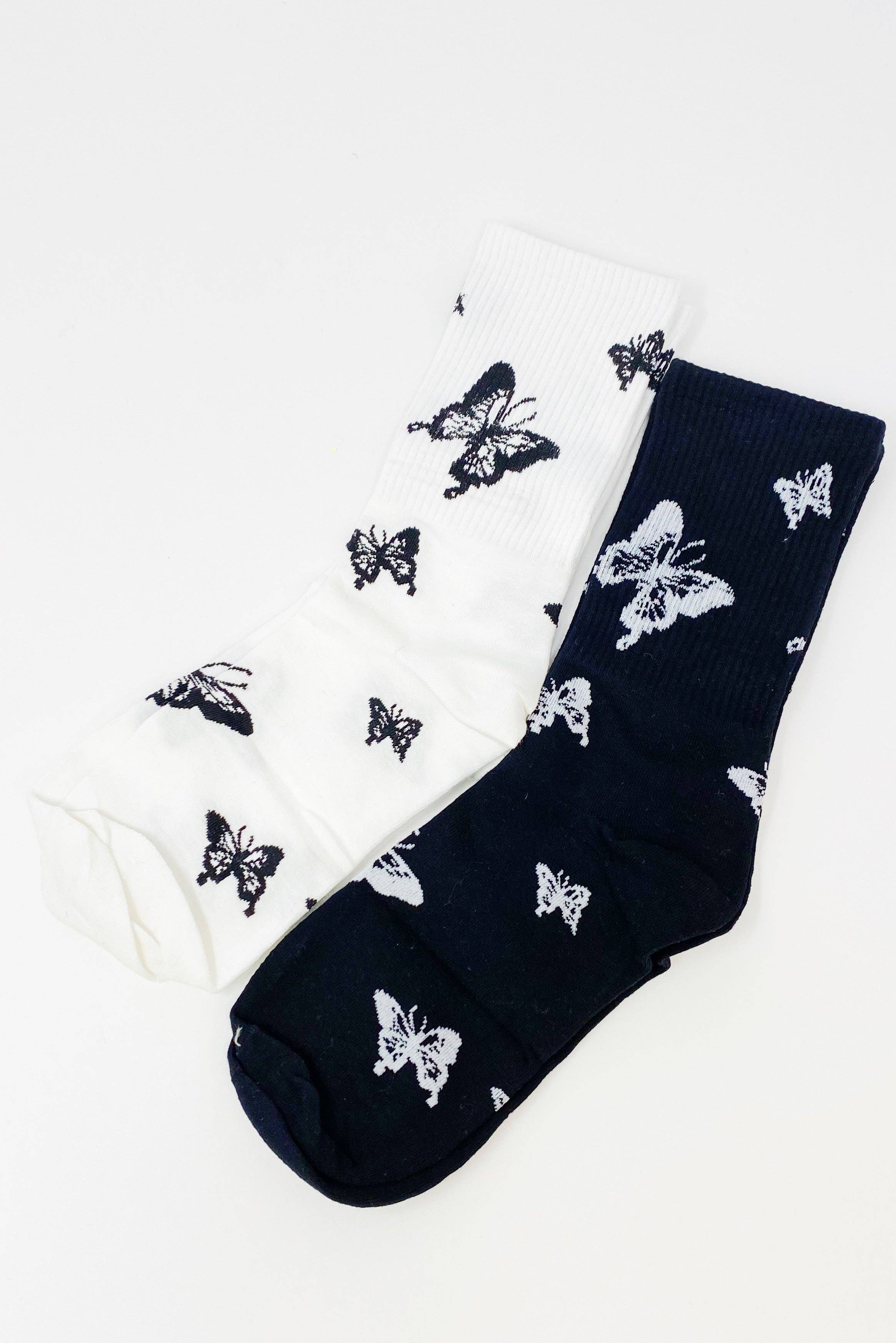 Butterfly In The Air Socks Set 2 Butterfly In The Air Socks Set