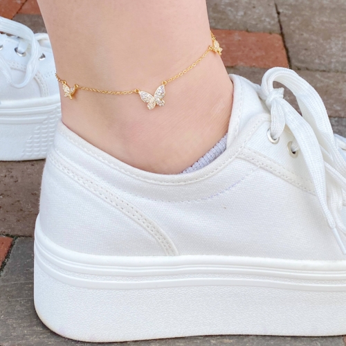 Butterfly Fly Away Anklet