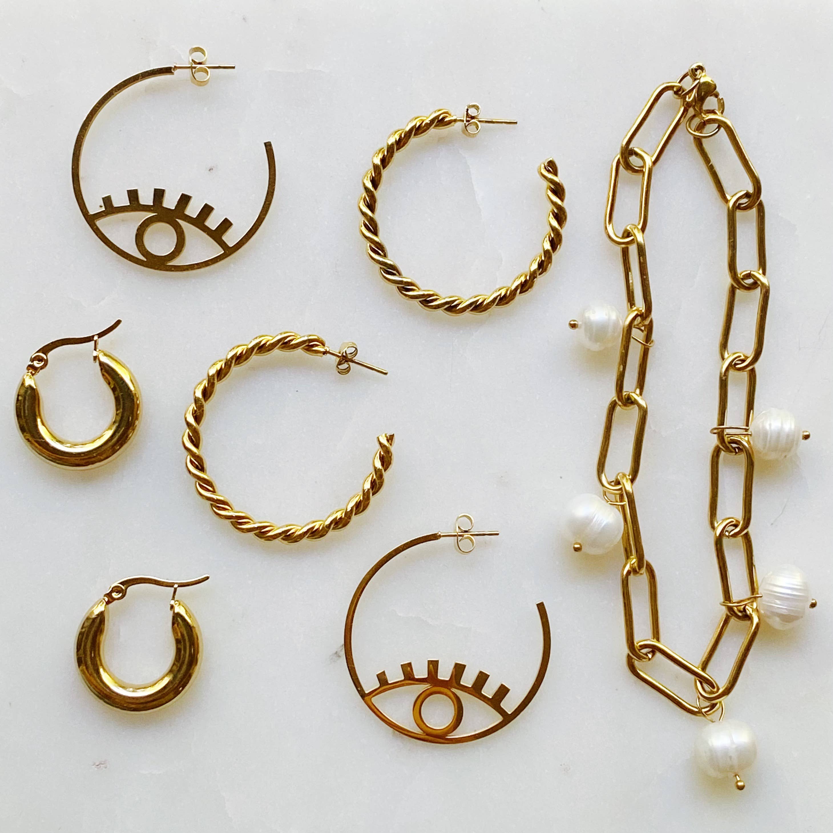 Freshwater Pearl Chain Bracelet 4 Freshwater Pearl Chain Bracelet