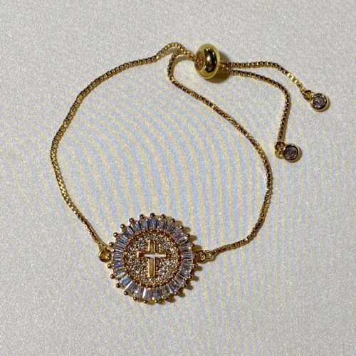 Mesmerized By The Cross Slide Bracelet