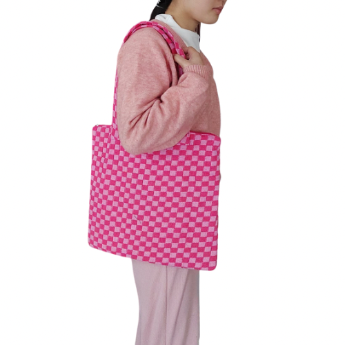 Check Yourself Zipped Tote Bag, Black 5 Check Yourself Zipped Tote Bag, Black