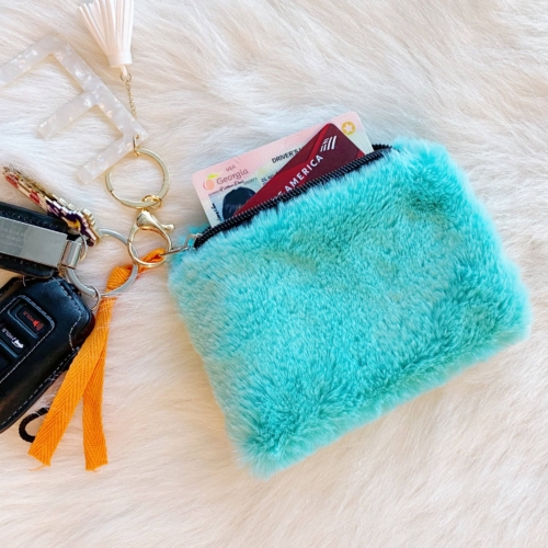 Color Pop Zipped Pouch, White