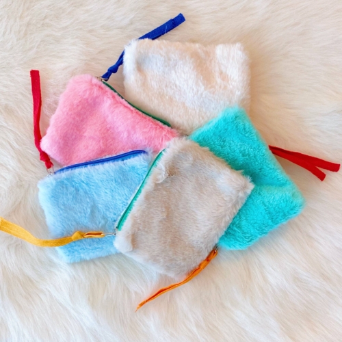 Color Pop Zipped Pouch, Taup