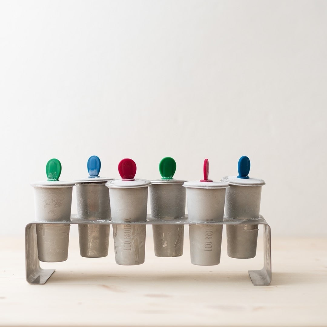 ECO Ice Pops 6C - Six stainless steel ice popsicle moulds 4 ECO Ice Pops 6C - Six stainless steel ice popsicle moulds