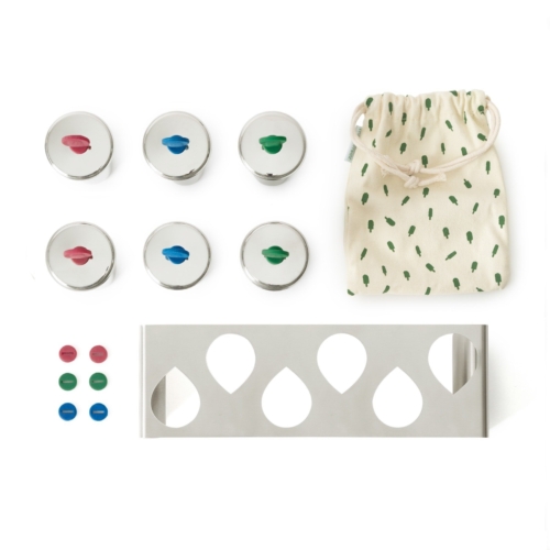 ECO Ice Pops 6C - Six stainless steel ice popsicle moulds