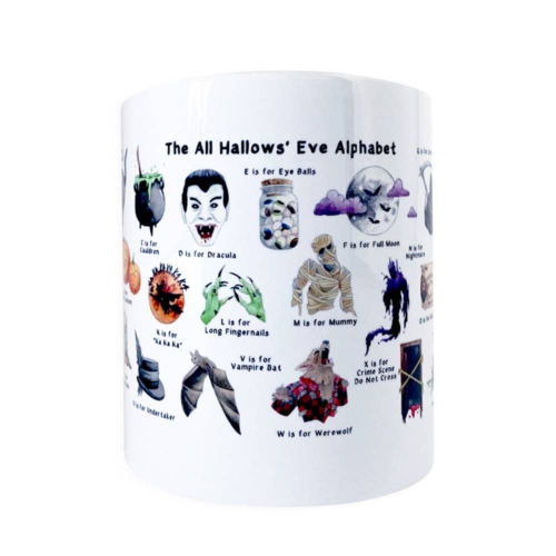 The Halloween Alphabet Mug