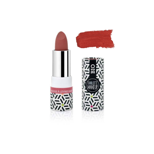 Organic matte lipstick, Bordeaux