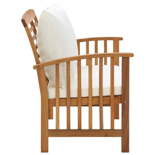 Garden Bench with Cushions 46.9