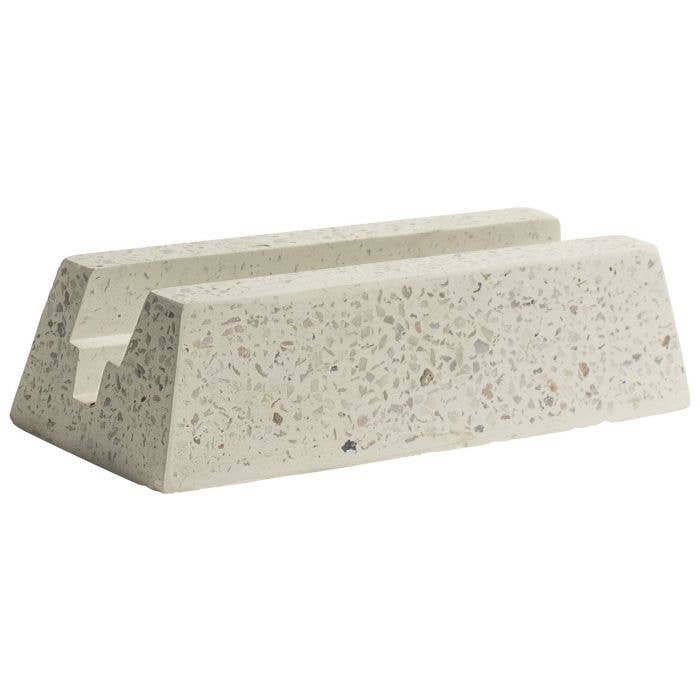White concrete Gusta tablet/ book holders 1 White concrete Gusta tablet/ book holders