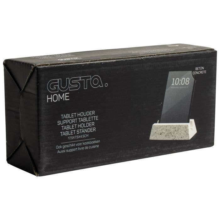 White concrete Gusta tablet/ book holders 2 White concrete Gusta tablet/ book holders