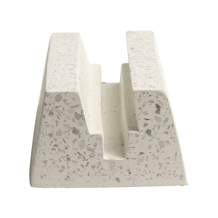White concrete Gusta tablet/ book holders 4 White concrete Gusta tablet/ book holders
