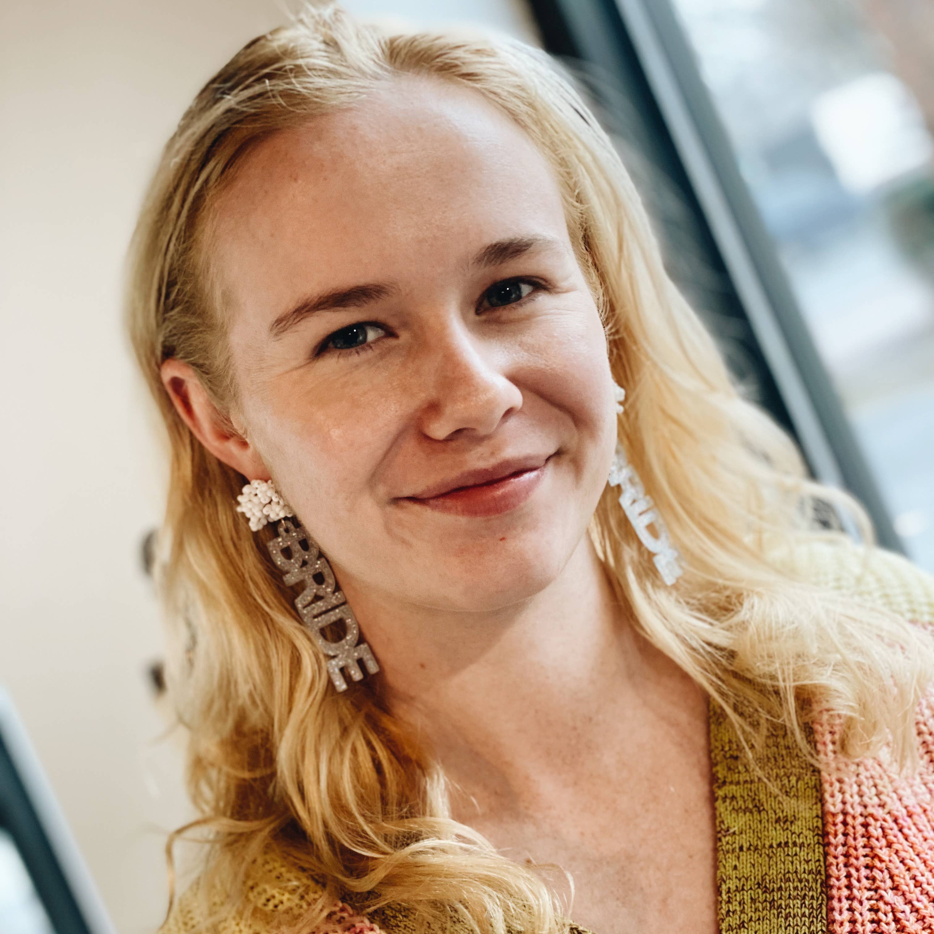 Bride Babe Cutout Acrylic Earrings 4 Bride Babe Cutout Acrylic Earrings