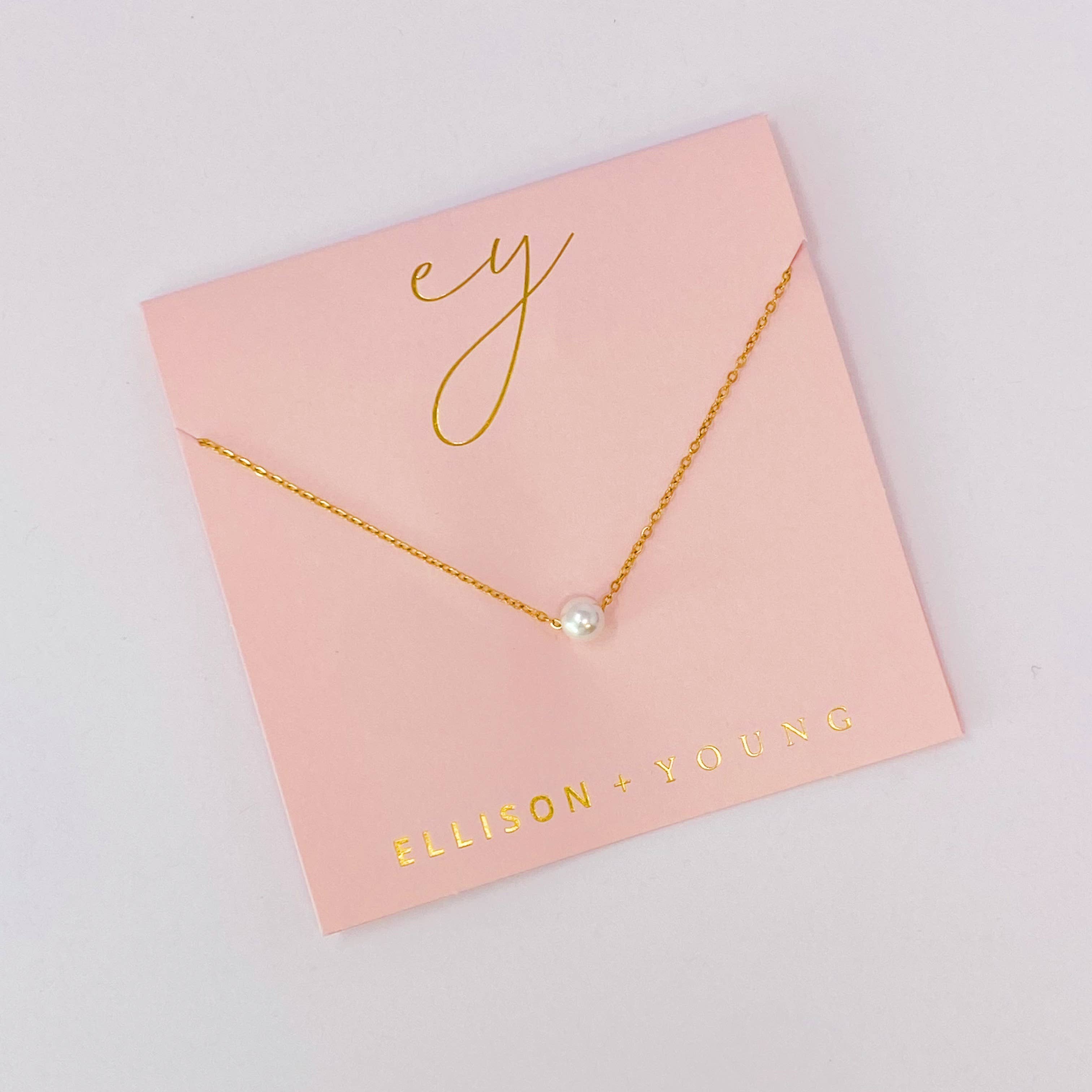 Dainty Single Pearl Necklace 2 Dainty Single Pearl Necklace