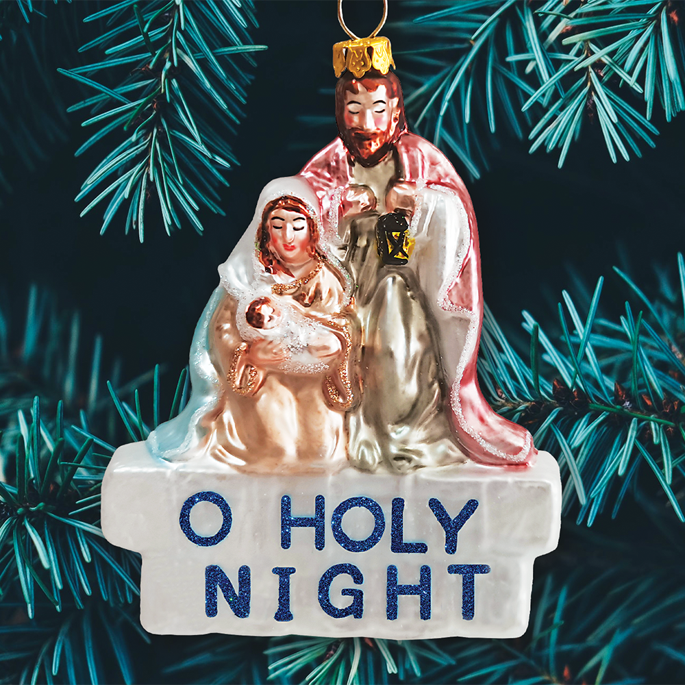 For Product-01 Oh Holy Night Nativity Scene Glass Christmas Ornament, Jesus and Mary Mockup Group-05-01