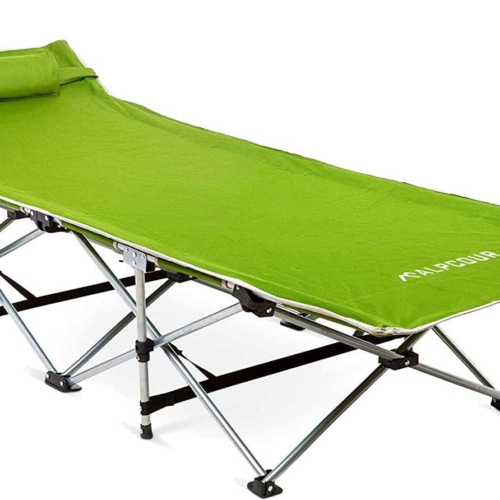 Alpcour Folding Camping Cot - Large, Royal Blue