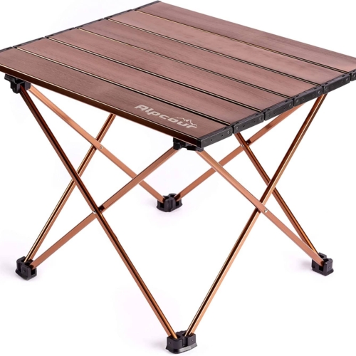 Alpcour Portable Collapsible Camping Table, Large
