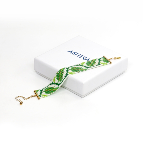 The Leaf Bracelet, with Jewellery Box