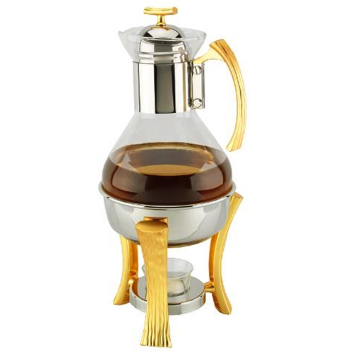 Coffee and Tea Warmer Set, Gold