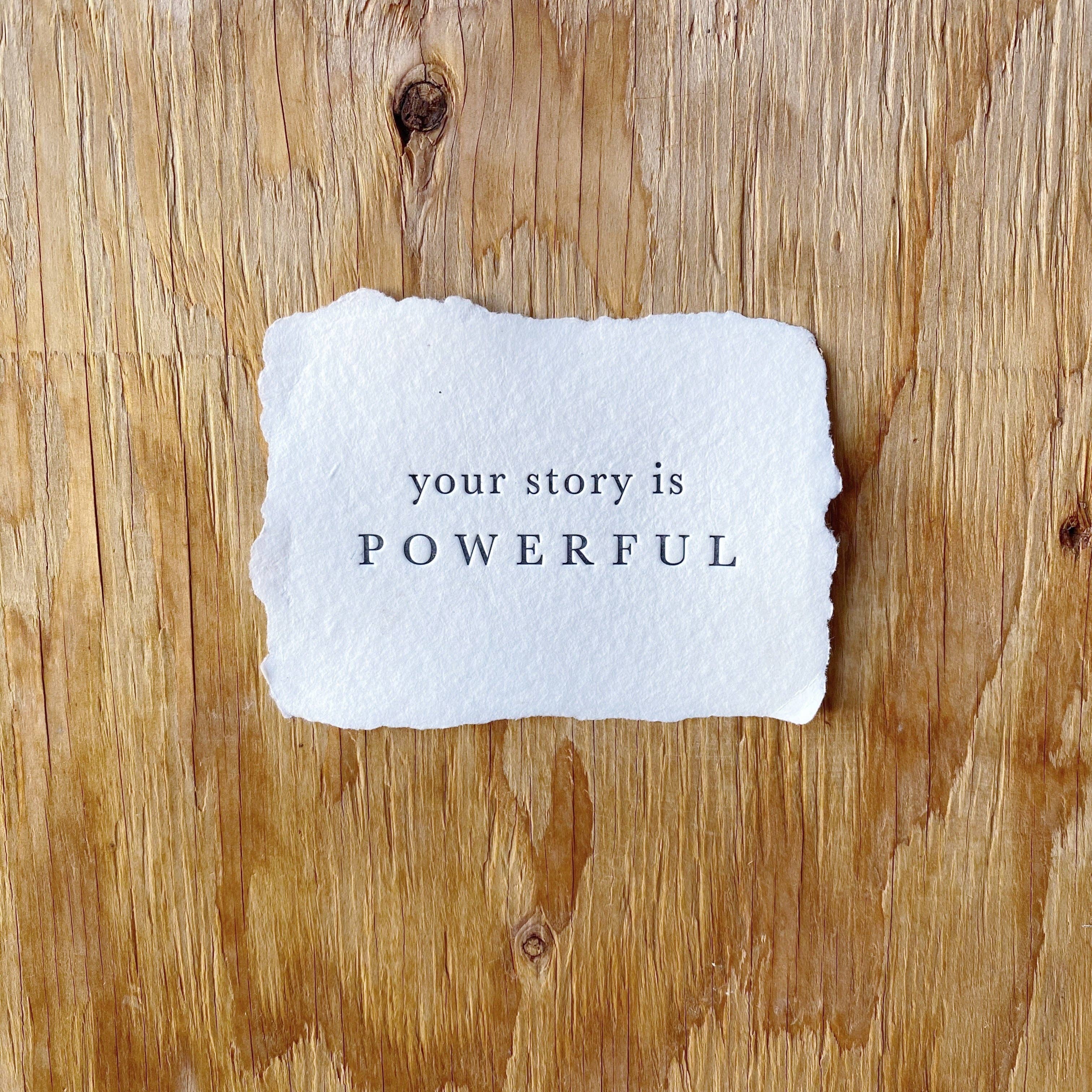 your story is powerful mini art print 2 your story is powerful mini art print