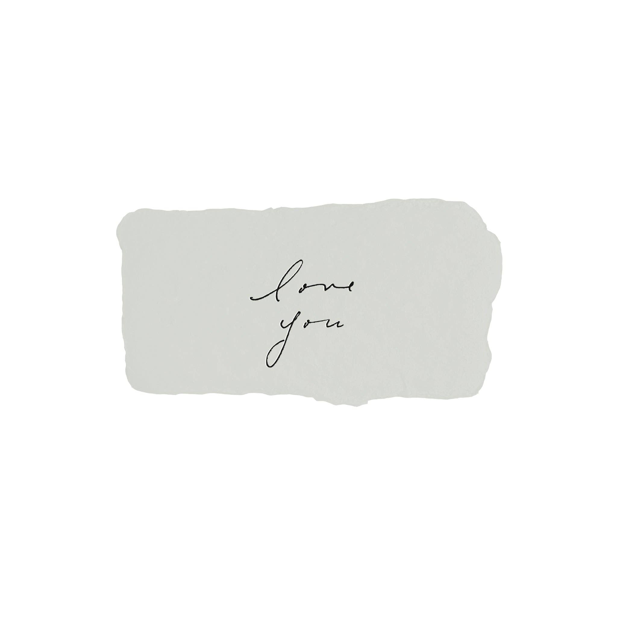 love you tiny note 1 love you tiny note