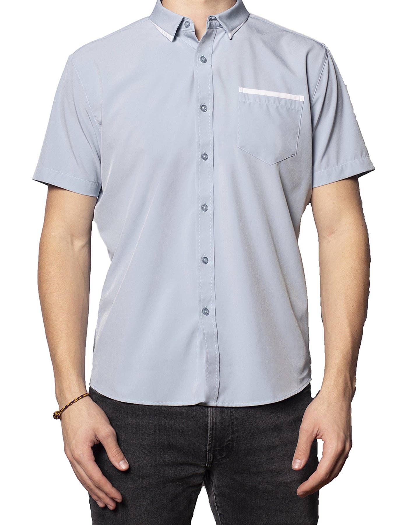 Short Sleeve "Edge" Button-Up 1 1 Short Sleeve "Edge" Button-Up 1